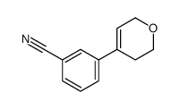 3-(3,6-dihydro-2H-pyran-4-yl)benzonitrile Structure