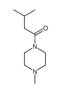 1-methyl-4-(3-methyl-butyryl)-piperazine Structure