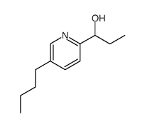 1-(5-butyl-[2]pyridyl)-propan-1-ol结构式