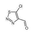 5-chlorothiadiazole-4-carbaldehyde结构式