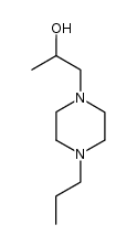 1-(4-propyl-1-piperazinyl)-2-propanol Structure