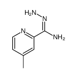 2-Pyridinecarboximidic acid,4-methyl-,hydrazide结构式