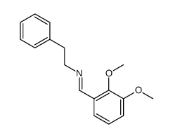 1-(2,3-dimethoxyphenyl)-N-phenethylmethanimine Structure