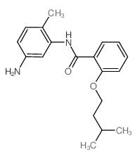 N-(5-Amino-2-methylphenyl)-2-(isopentyloxy)-benzamide结构式