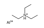 aluminum,N,N-diethylethanamine,hydron Structure