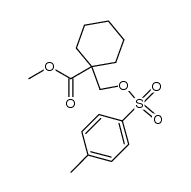 methyl 1-((tosyloxy)methyl)cyclohexanecarboxylate Structure