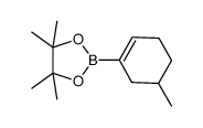 3-methyl-1-cyclohexen-1-ylboronic acid pinacol ester Structure