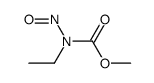 ethyl-nitroso-carbamic acid methyl ester Structure