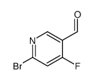 6-bromo-4-fluoropyridine-3-carbaldehyde结构式