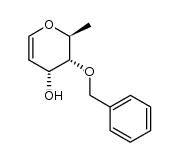 1,5-Anhydro-4-O-benzyl-2,6-dideoxy-L-ribo-hex-1-enitol结构式