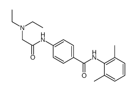 N-(2,6-Dimethylphenyl)-4-[[(diethylamino)acetyl]amino]benzamide structure