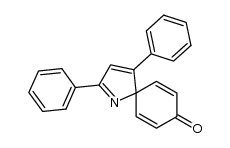 3',5'-diphenylcyclohexa-2,5-dienespiro-2'-(2'H-pyrrol)-4-one Structure