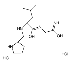 prolyl-psi(methylamino)leucyl-glycinamide Structure
