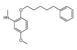 5-methoxy-N-methyl-2-(5-phenylpentoxy)aniline Structure