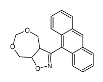 3-anthracen-9-yl-3a,4,8,8a-tetrahydro-[1,3]dioxepino[5,6-d][1,2]oxazole结构式