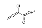 1-chloropropa-1,2-dienyl-hydroxy-oxophosphanium结构式