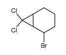 2-Brom-7,7-dichlorbicyclo[4.1.0]heptan结构式