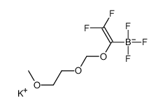 Potassium [2,2-difluoro-1-(MEM)ethenyl]trifluoroborate结构式