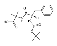 Boc-Phe-Aib-OH Structure