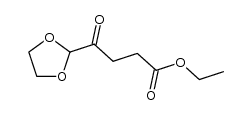 ethyl 5,5-(ethylenedioxy)levulinate结构式