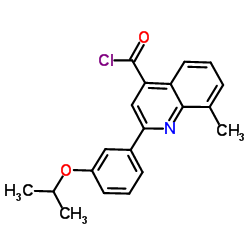 2-(3-Isopropoxyphenyl)-8-methyl-4-quinolinecarbonyl chloride图片