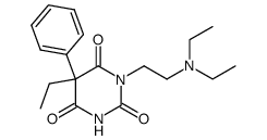 1-(2-diethylamino-ethyl)-5-ethyl-5-phenyl-pyrimidine-2,4,6-trione结构式