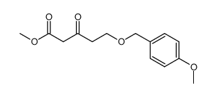 5-(4-methoxybenzyloxy)-3-oxopentanoic acid methyl ester Structure