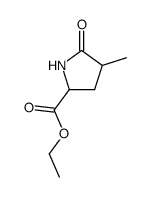 ETHYL 4-METHYLPYROGLUTAMATE结构式