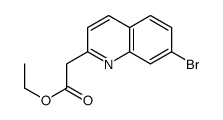 ethyl 2-(7-bromoquinolin-2-yl)acetate Structure