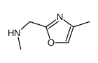 N-methyl-1-(4-methyl-1,3-oxazol-2-yl)methanamine Structure