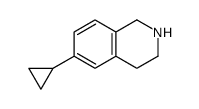 6-cyclopropyl-1,2,3,4-tetrahydro-isoquinoline结构式