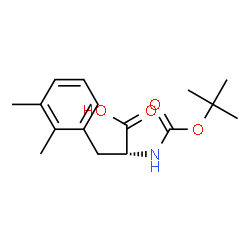 Boc-2,3-Dimethyl-D-phenylalanine Structure