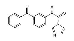 (S)-N-ketoprofenyl-1,2,4-triazole结构式