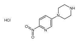 1-(6-nitropyridin-3-yl)piperazine hydrochloride结构式