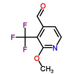 2-Methoxy-3-(trifluoromethyl)isonicotinaldehyde Structure