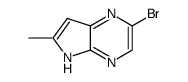 2-bromo-6-methyl-5H-pyrrolo[2,3-b]pyrazine Structure