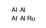 alumane,ruthenium(6:1) Structure