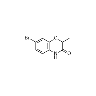 7-Bromo-2-methyl-2H-benzo[b][1,4]oxazin-3(4H)-one Structure