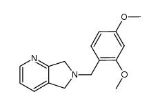 6-(2,4-dimethoxybenzyl)-6,7-dihydro-5H-pyrrolo[3,4-b]pyridine Structure