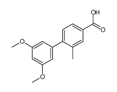 4-(3,5-dimethoxyphenyl)-3-methylbenzoic acid Structure