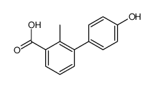 3-(4-hydroxyphenyl)-2-methylbenzoic acid结构式