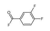 Benzoyl fluoride, 3,4-difluoro- (9CI) Structure