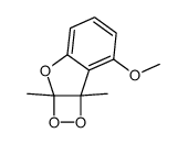 2A,7B-DIHYDRO-7-METHOXY-2A,7B-DIMETHYL-1,2-DIOXETO(3,4B)BE.结构式