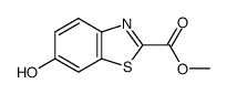 2-Benzothiazolecarboxylicacid,6-hydroxy-,methylester(9CI) Structure