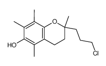 2-(3-chloropropyl)-2,5,7,8-tetramethyl-6-chromanol Structure