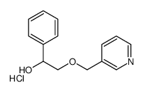 alpha-((3-Pyridinylmethoxy)methyl)benzenemethanol hydrochloride结构式