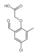 [(4-chloro-2-formyl-6-methylphenyl)oxy]acetic acid Structure