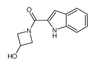 (3-hydroxyazetidin-1-yl)(1H-indol-2-yl)methanone Structure