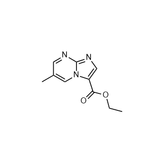 6-甲基咪唑[1,2-a]嘧啶-3-羧酸乙酯结构式