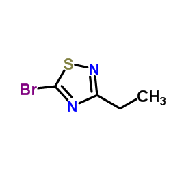 5-Bromo-3-ethyl-1,2,4-thiadiazole结构式